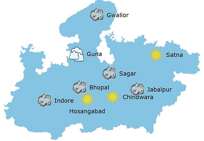 Weather in Madhya Pradesh at 10 am