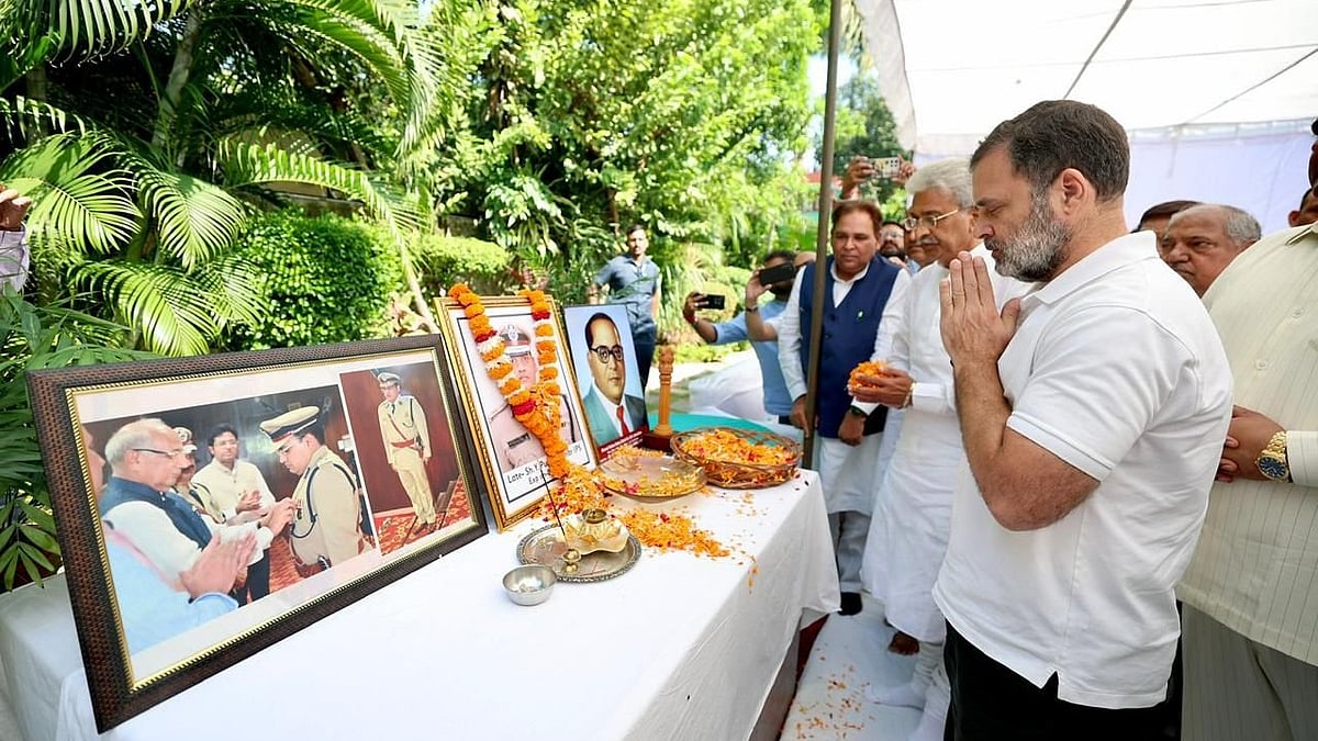 IPS Officer’s Suicide: Rahul Gandhi Meets Bereaved Family, Seeks DGP, SP’s Arrest