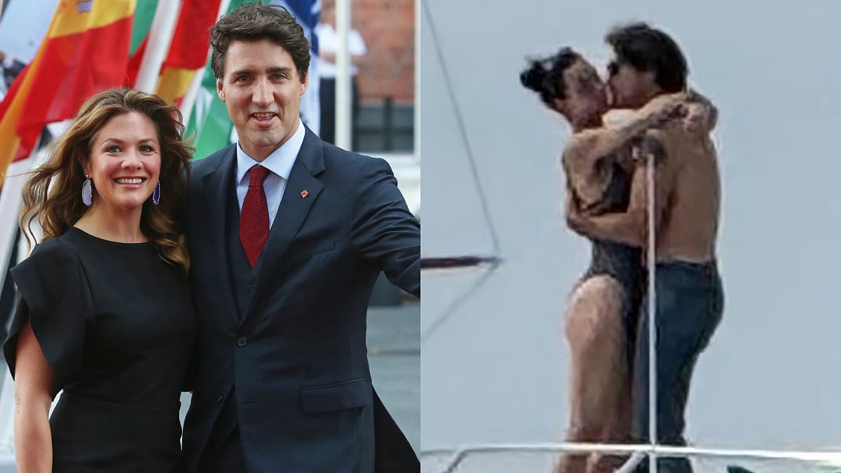 PHOTO: Justin Trudeau Reunites With Ex-Wife Sophie Gregoire Trudeau Days After Steamy Kissing Photos...