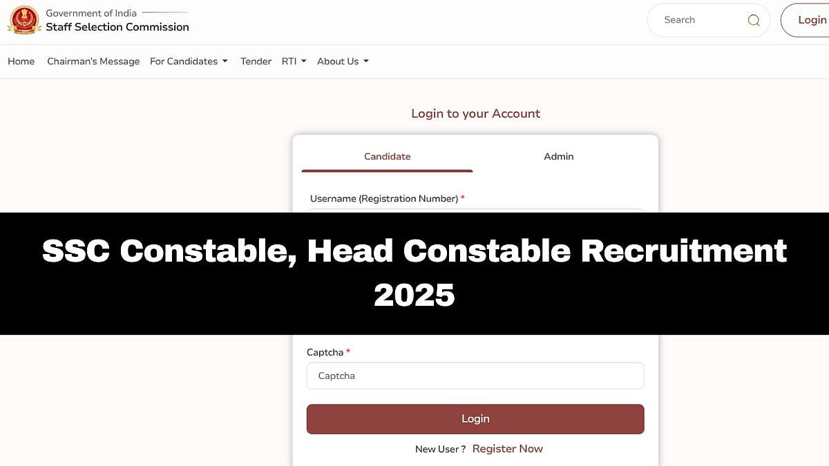 SSC Constable, Head Constable Recruitment 2025: Registration Window Ends Today; Check Details Here