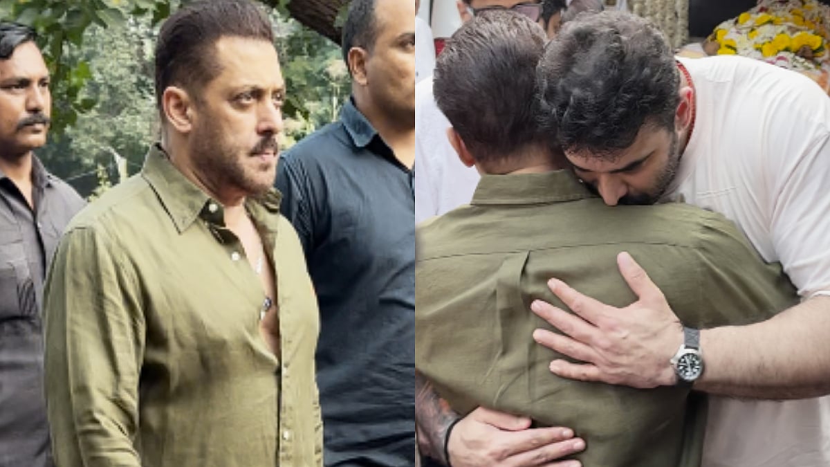 Salman Khan Attends Pankaj Dheer's Funeral With Tight Security In Mumbai, Comforts Grieving Nikitin...