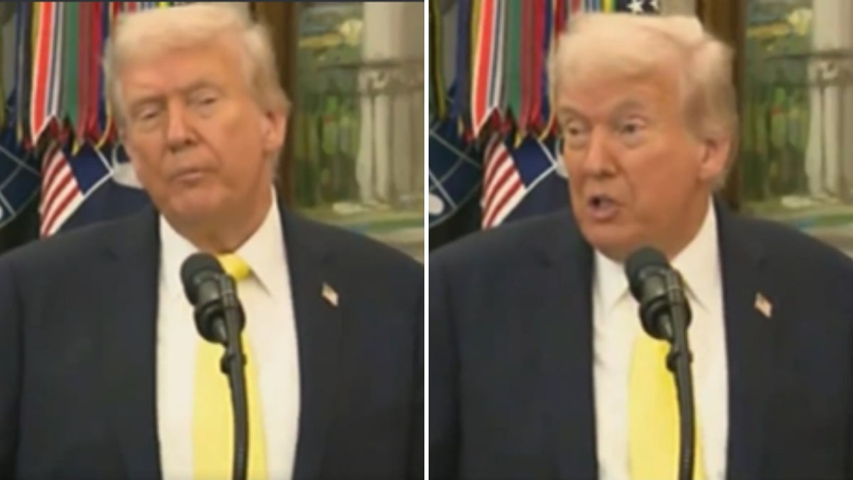 VIDEO: Donald Trump Confuses India With Iran In White House Speech, Claims Tariffs 'Stopped Nuclear...