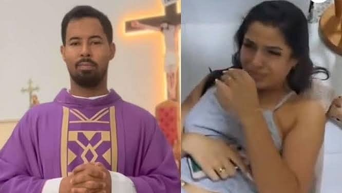 On Camera: Brazilian Priest Caught Hiding Churchgoer's Fiance Under His Bathroom Sink