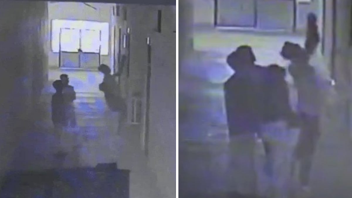 MP Shocker! CCTV Shows ABVP Youths Peeping In Girls' Changing Room, Secretly Clicking Pictures...
