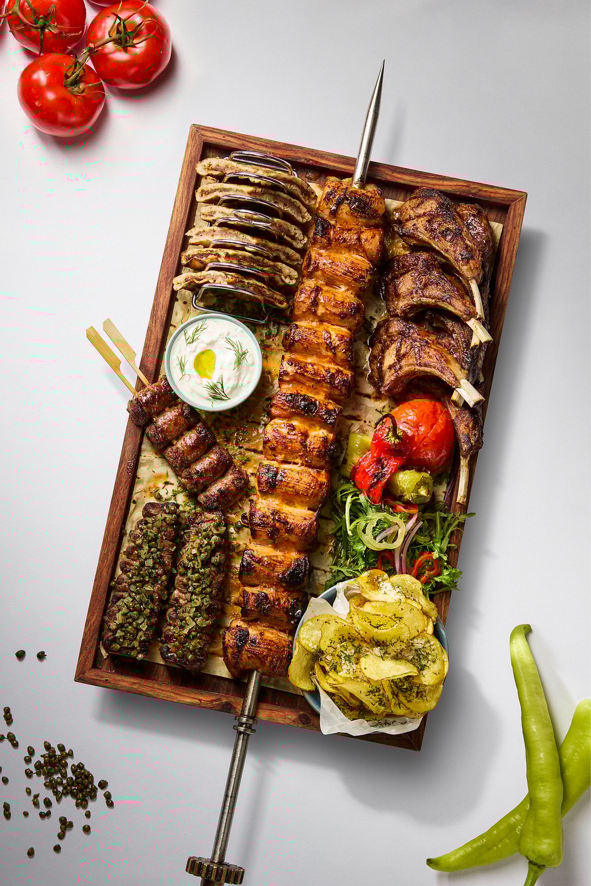 Mixed grill platter