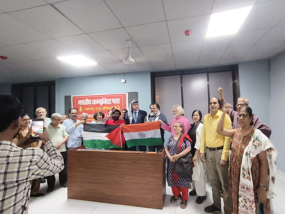 Palestine Envoy Meets CPI Leaders