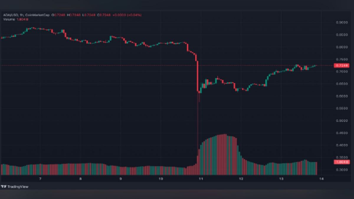 Cardano Price Chart | TradingView