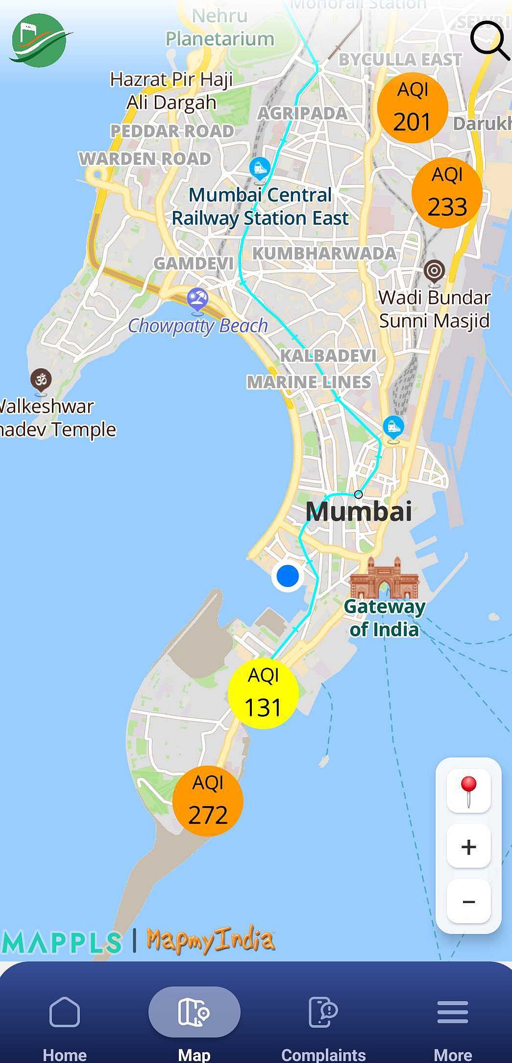 Mumbai AQI