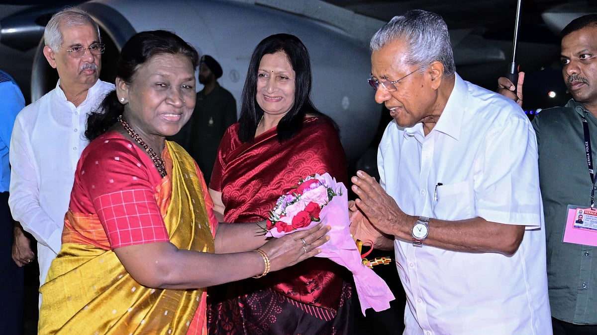 President Droupadi Murmu Arrives In Kerala For 4-Day Official Visit
