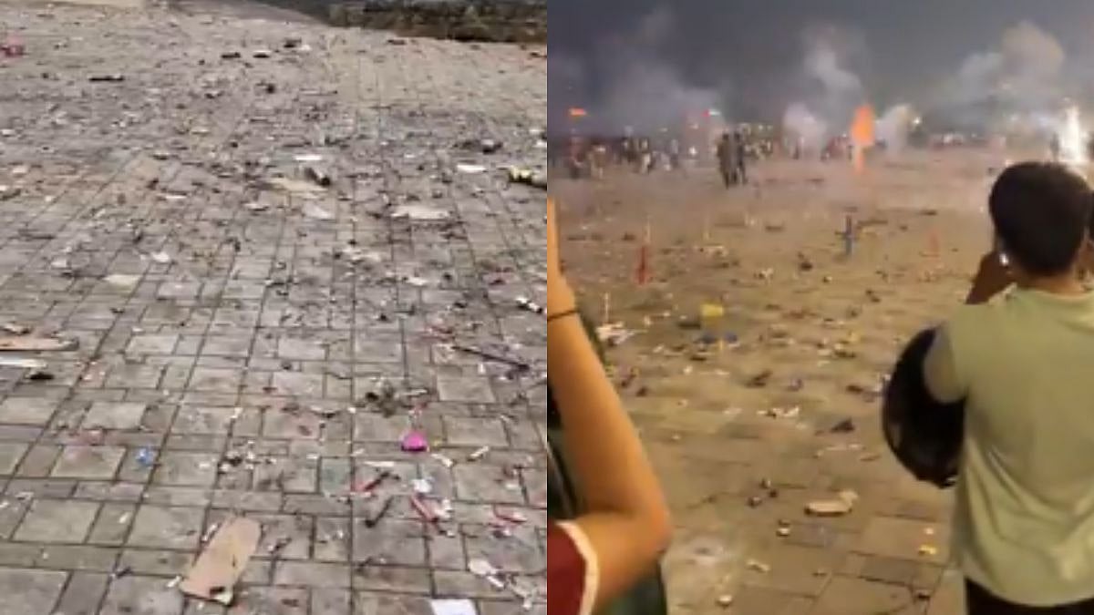 'At What Cost': Mumbai's Coastal Promenade & Carter Road Left Covered In Litter Post-Diwali...