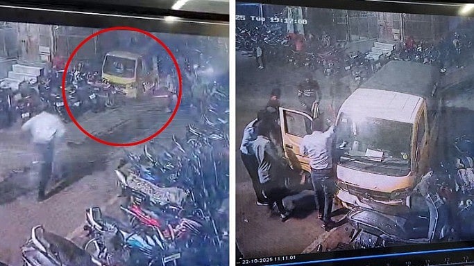 MP News: Drunk Driver Loses Control; Hits Dozens Of Parked Vehicles Outside Chhatarpur...