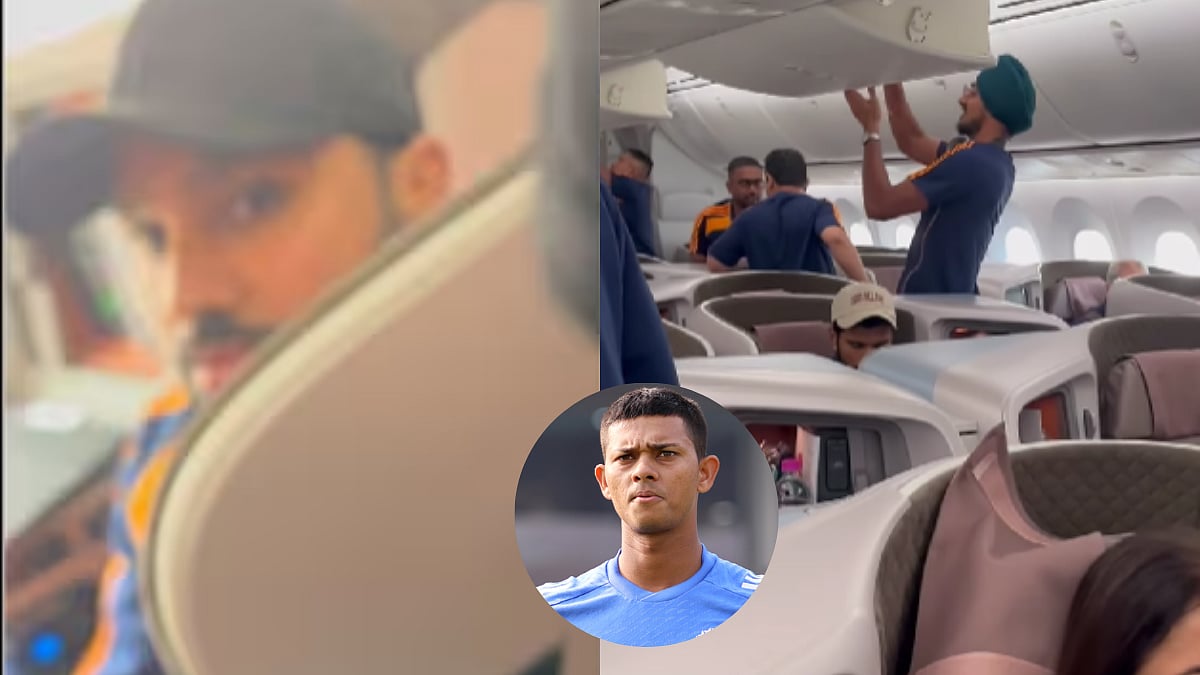 Fan Traveling With Indian Cricketers On Same Flight Calls Out Yashasvi Jaiswal as Disappointment,...