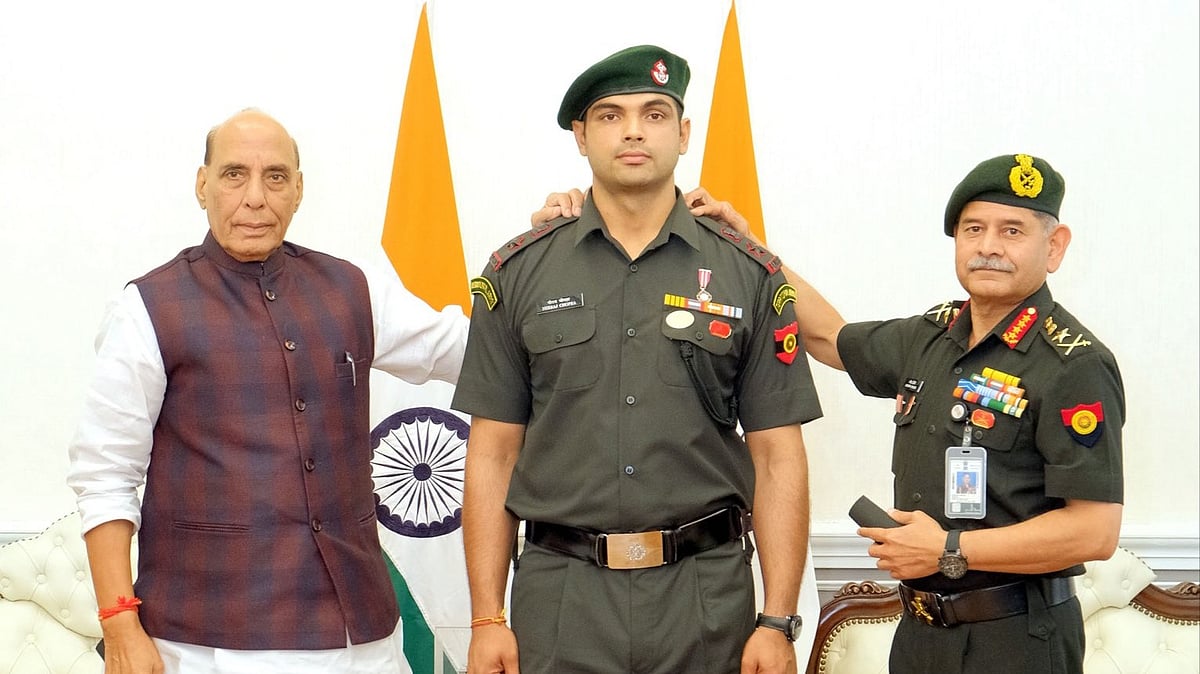 Olympic Champion Neeraj Chopra Conferred Honorary Rank Of Lieutenant Colonel - VIDEO