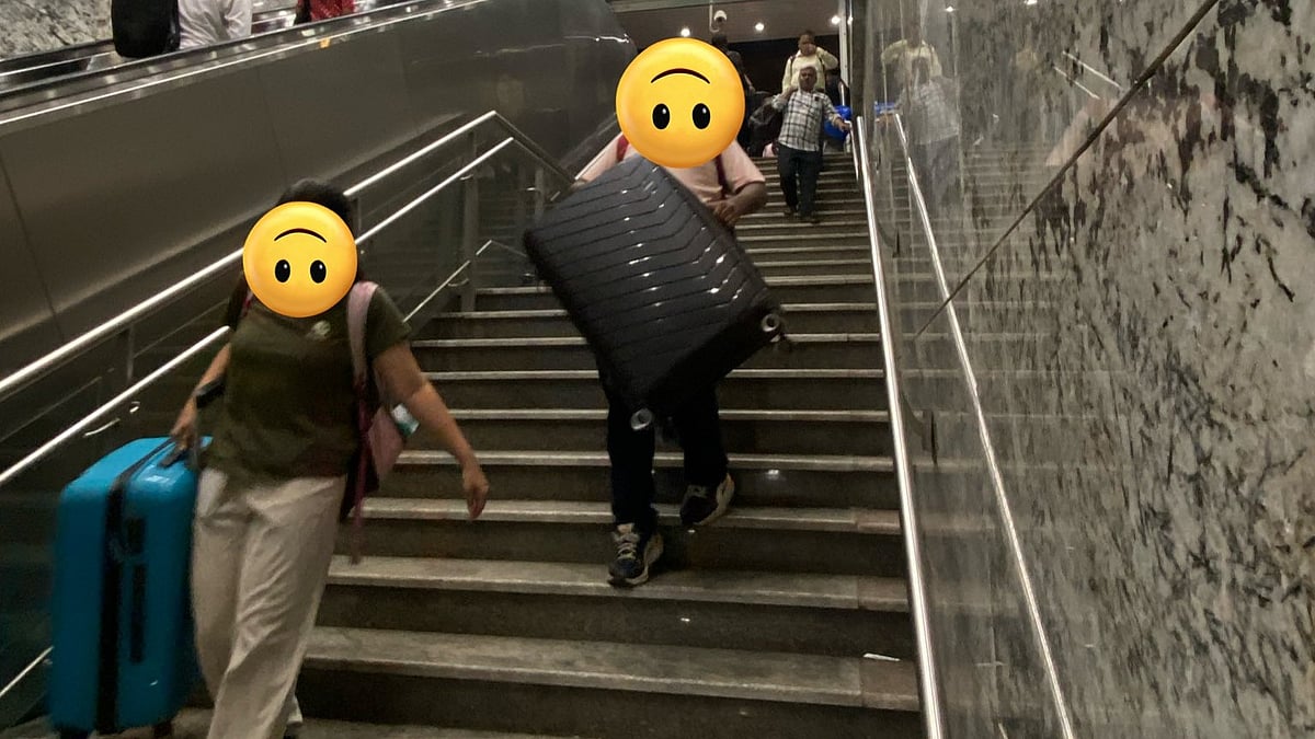 'Forced To Carry Heavy Bags Down': Journalist Slams New Mumbai Metro 3 For Not Having Escalators To...