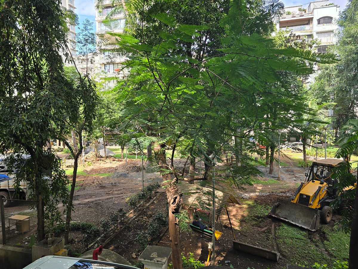 Well-maintained garden in Dadar’s Parsi Colony.