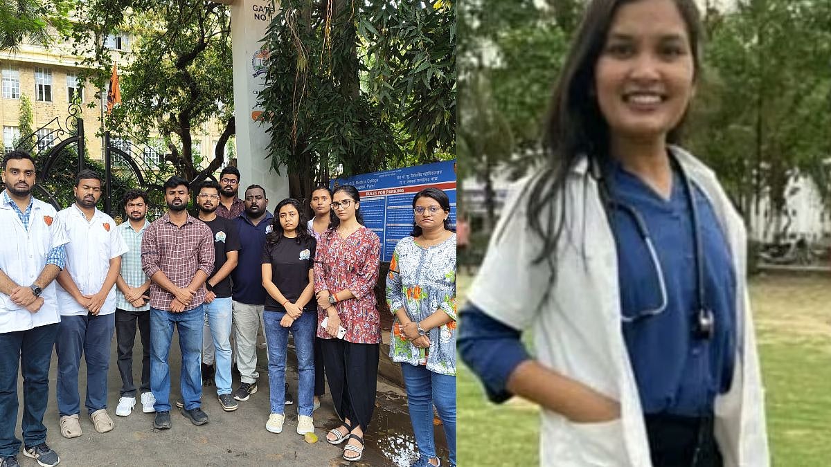 Satara Doctor Suicide: Resident 
Doctors Hold 'Black Ribbon' Protest At Mumbai's KEM Hospital, Say 'May Close Routine OPDs If...'