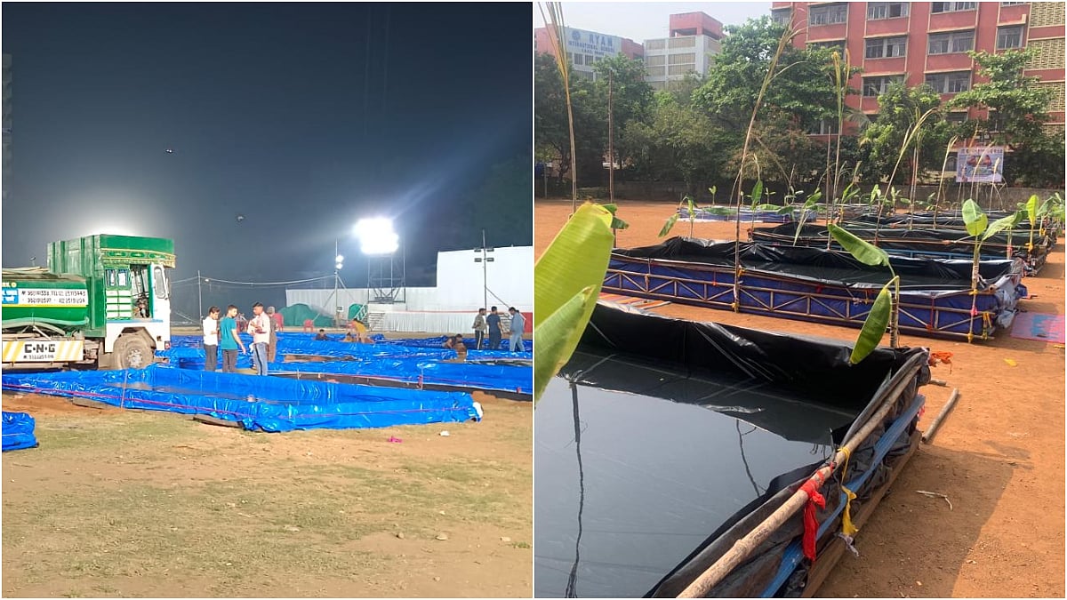 BMC sets up 148 artificial ponds and 403 changing rooms at 67 locations in Mumbai to ensure safe and orderly Chhath Puja celebrations