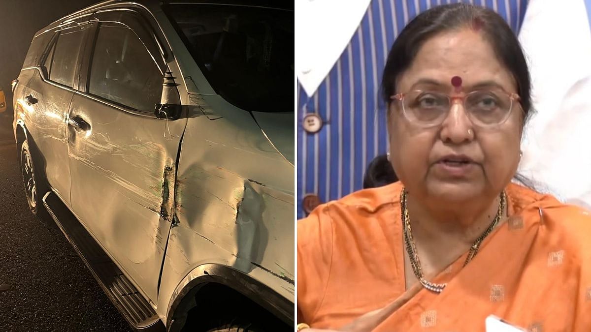 UP Minister Baby Rani Maurya Narrowly Escapes Collision With Truck On Agra-Lucknow Expressway;...