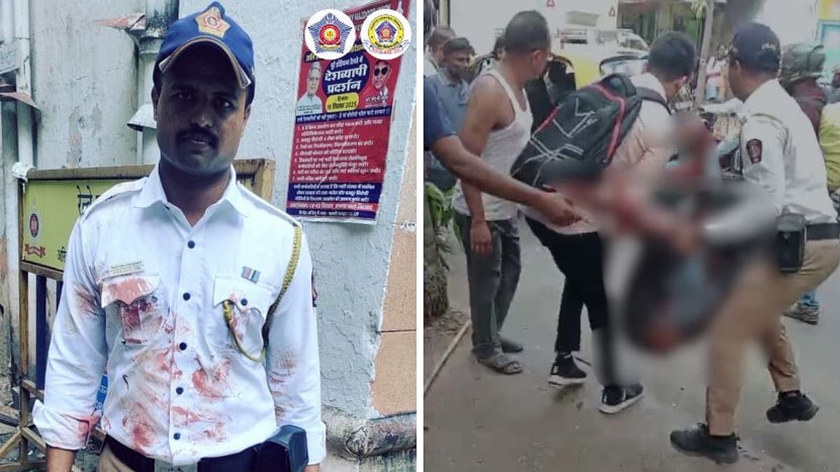 Mumbai Traffic Constable Kiran Suryavanshi Hailed For Bravery After Intervening In Brutal Knife Attack In Kalachowki On Woman By Ex-Lover