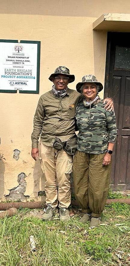 Dr P.V. Subramaniam and Dr Sarita