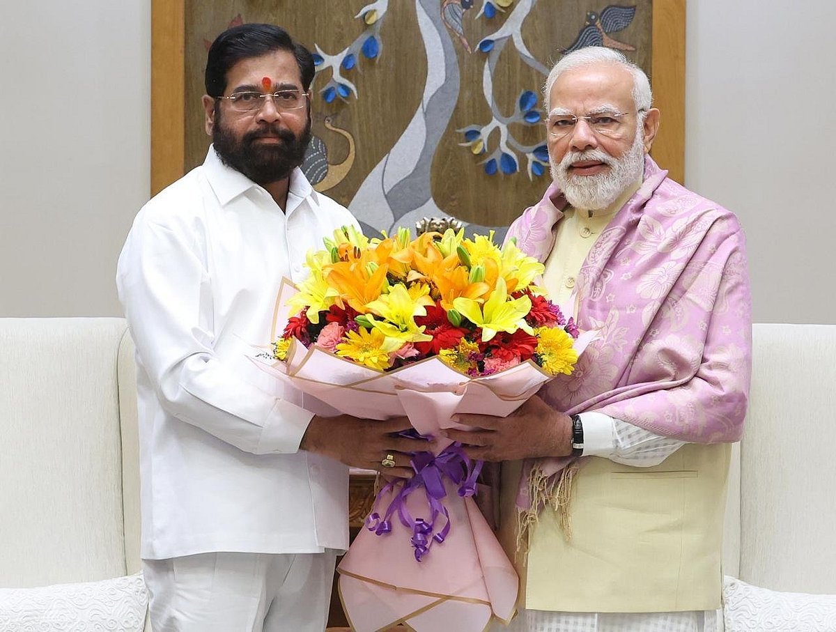 Maharashtra Deputy CM Eknath Shinde Meets PM Narendra Modi In Delhi, Says 'I Am Inspired; Proud To Be Part Of NDA'