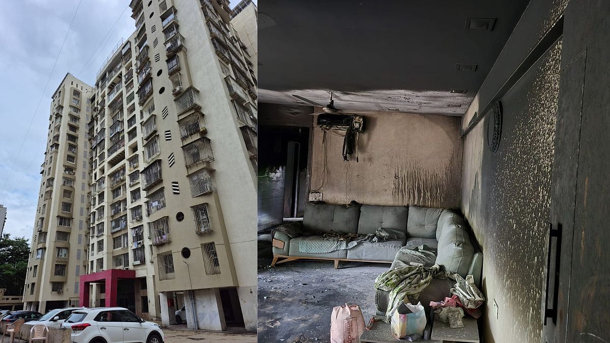 Mumbai Fire: Eight Rescued From Kandivali’s Agarwal Residency, Including Three Children | PHOTOS