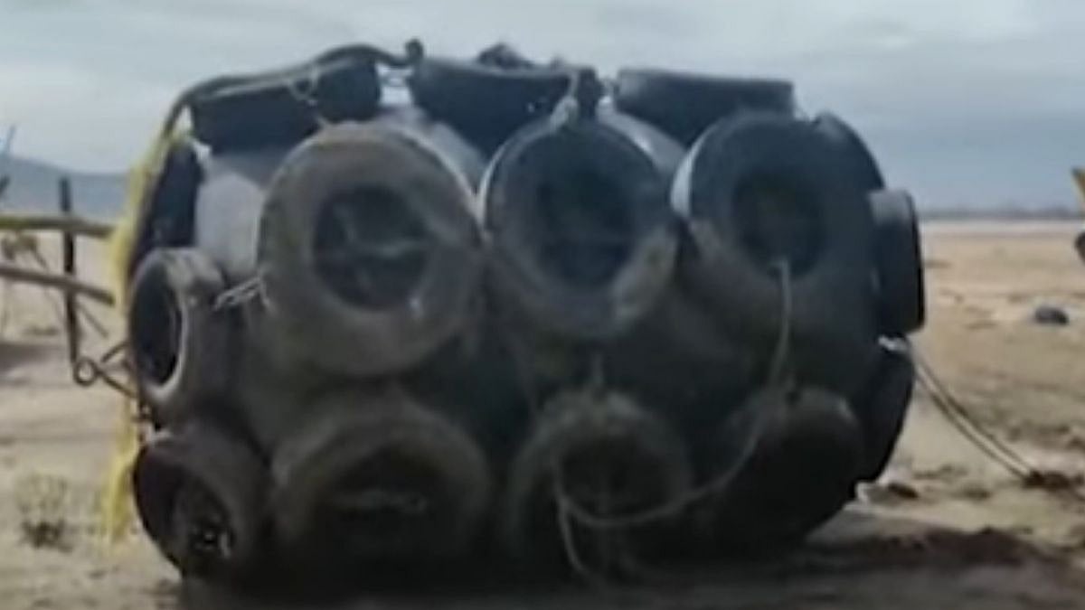 Large Buoy Flanked By Car-Tyres Washes Ashore At Lower Shrivardhan Port; Probe Underway