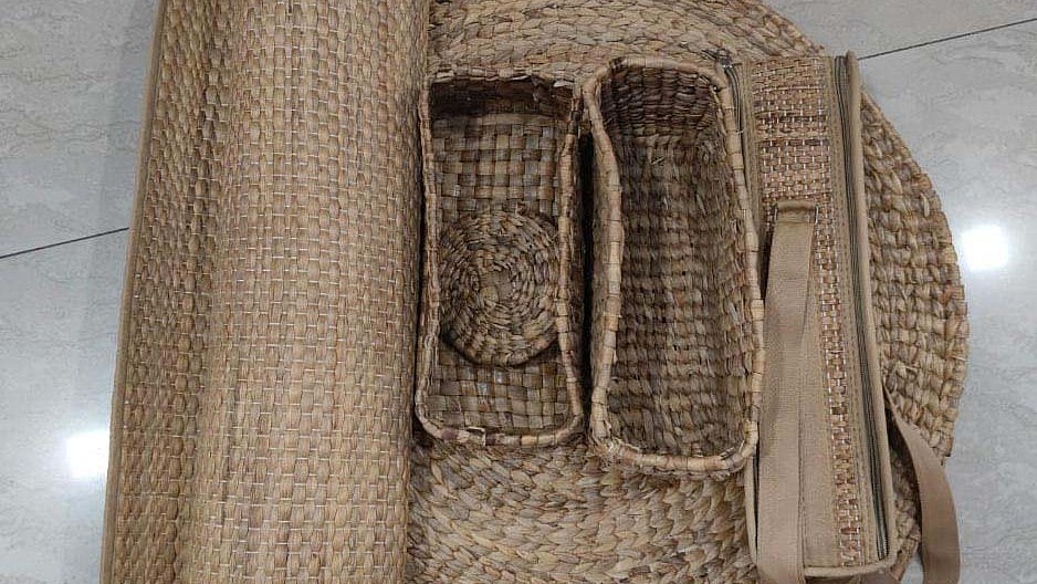 Bhopal News: From Waste To Wonder; Women Jail Inmates Turn Jalkumbhi Into Yoga Mats, Baskets