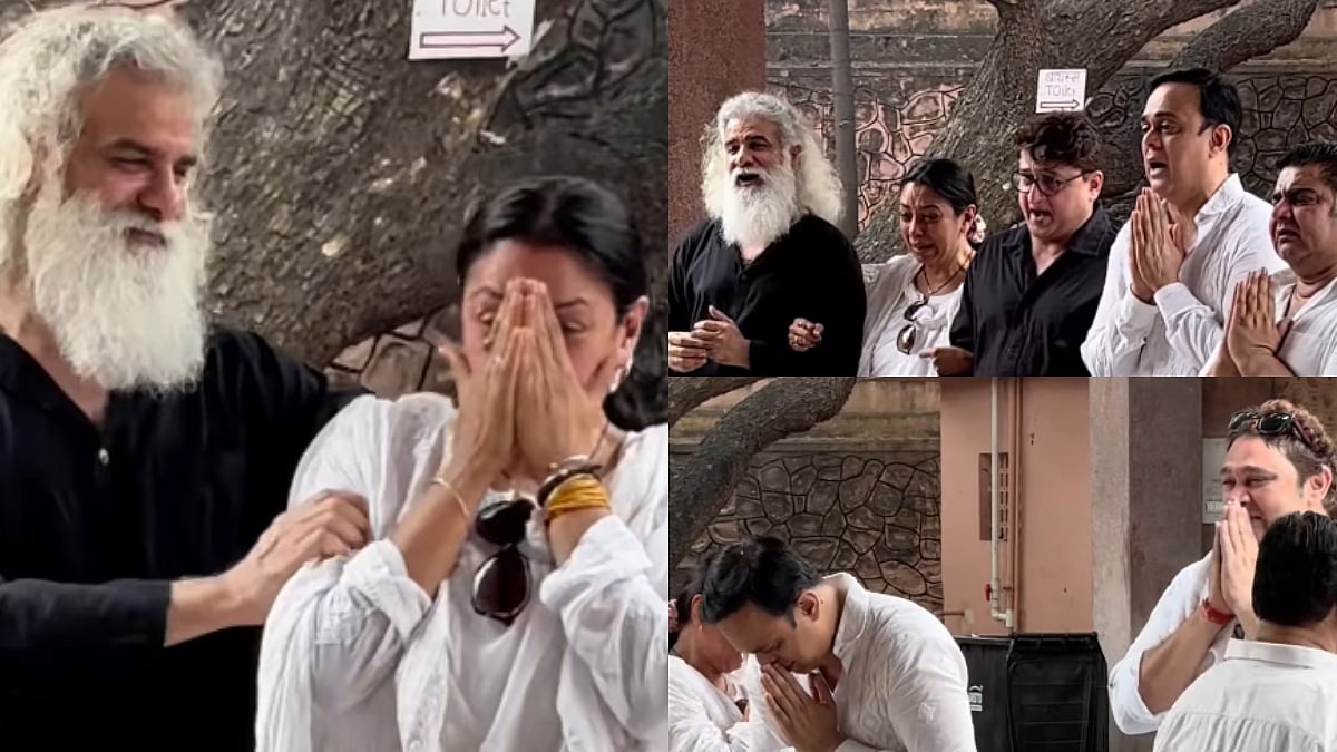 Satish Shah Funeral: Sarabhai Vs Sarabhai Team Sing Title Song Of The Show; Rupali Ganguly Cries Inconsolably - Watch Video
