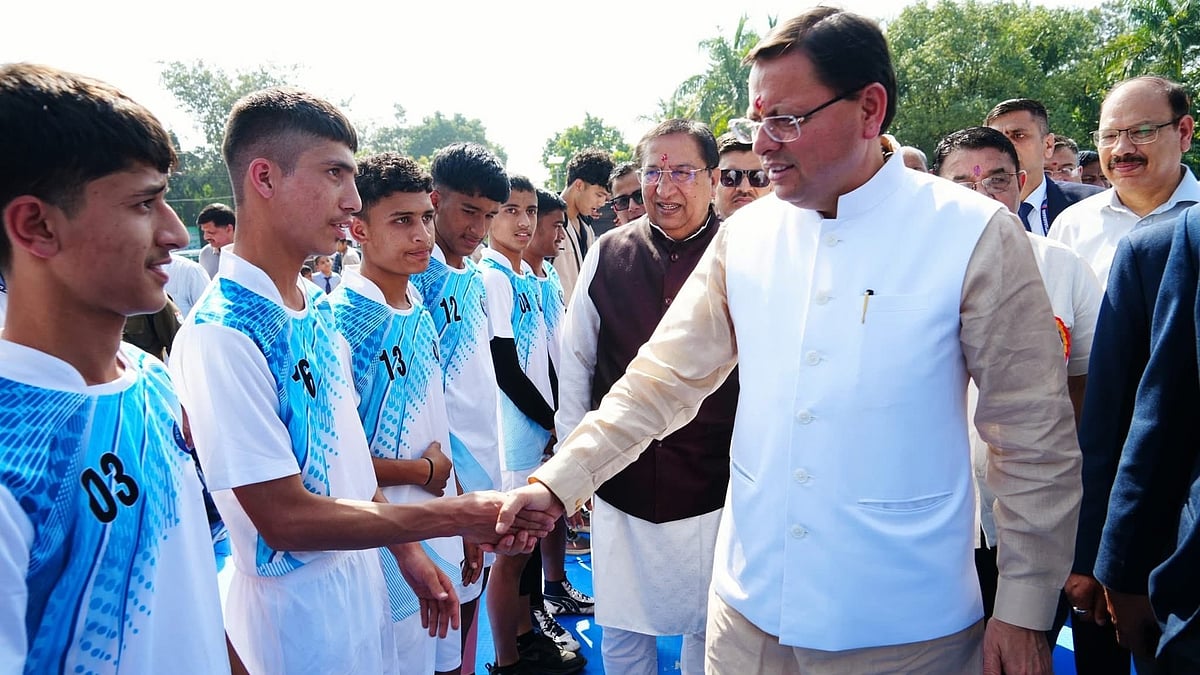 Uttarakhand CM Pushkar Singh Dhami Inaugurates MP Sports Festival At Tapovan