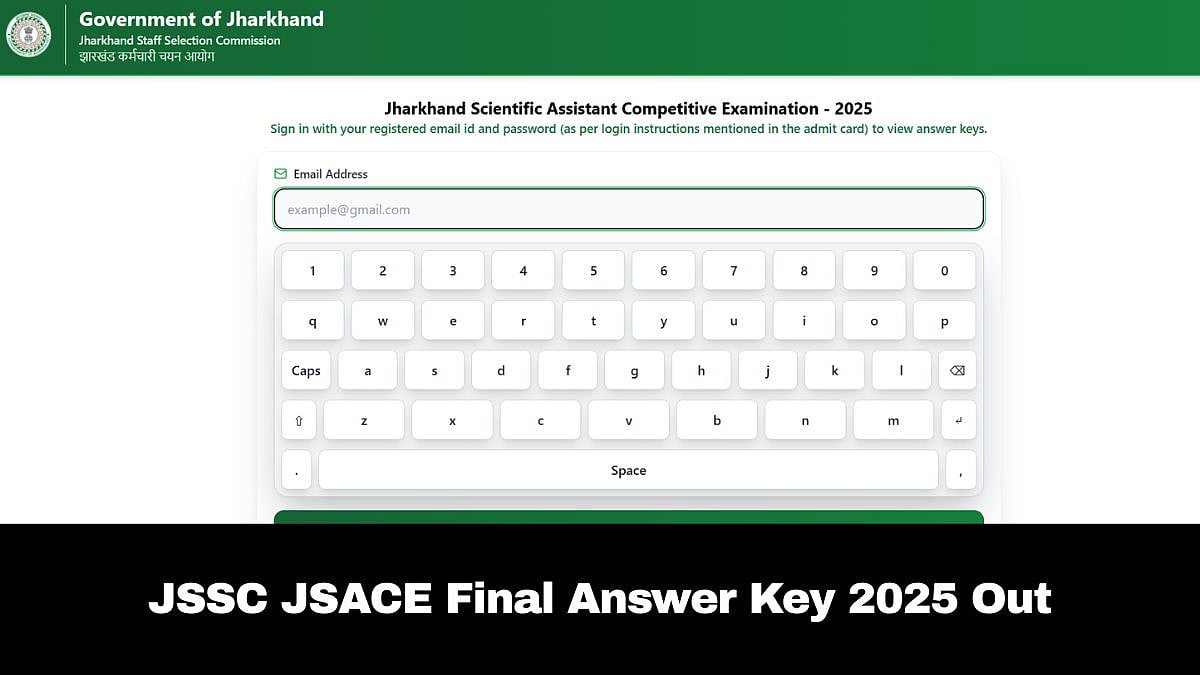 JSSC JSACE Final Answer Key 2025 Issued; Here's How To Download
