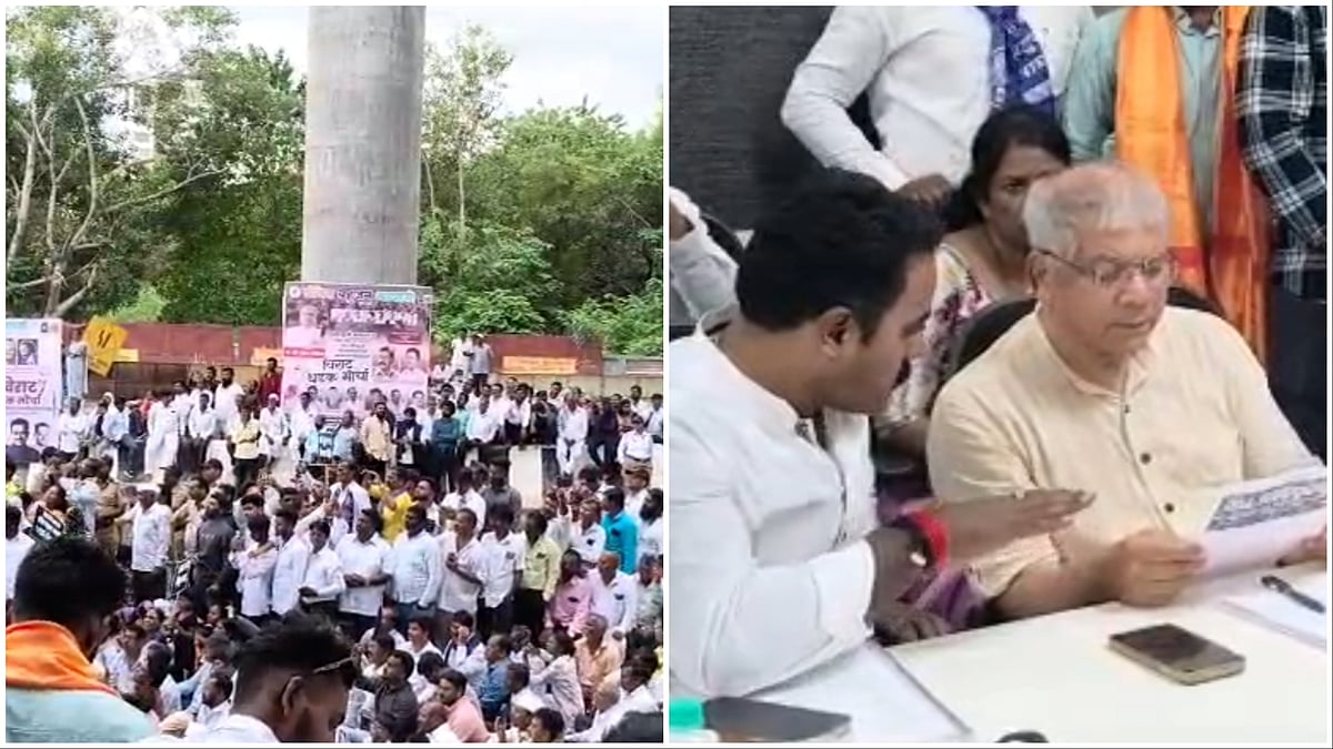VBA's Prakash Ambedkar Leads ‘Virat Dhadak Morcha’ Against Alleged SRA Corruption In Pune &...