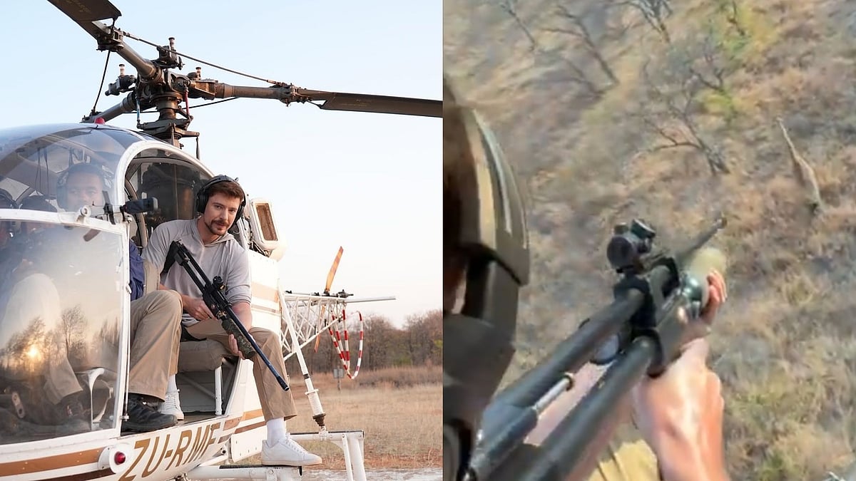 Why Mr. Beast Shot Vaccines At Giraffes With A Sniper From Helicopter? Know The Reason Behind This Step
