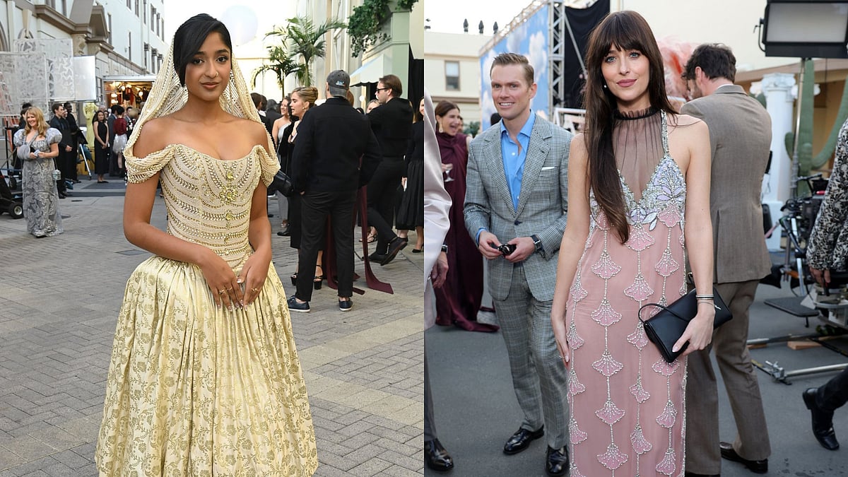Maitreyi Ramakrishnan To Dakota Johnson: Hollywood A-Listers Stun At Vogue World Show