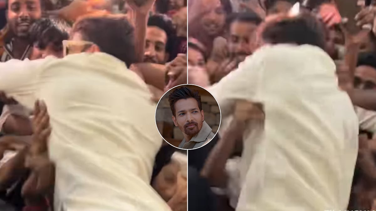 Harshvardhan Rane Faces Scary Fan Frenzy In Jaipur, Actor Pulled Into Crowd By Overexcited Supporters—VIDEO