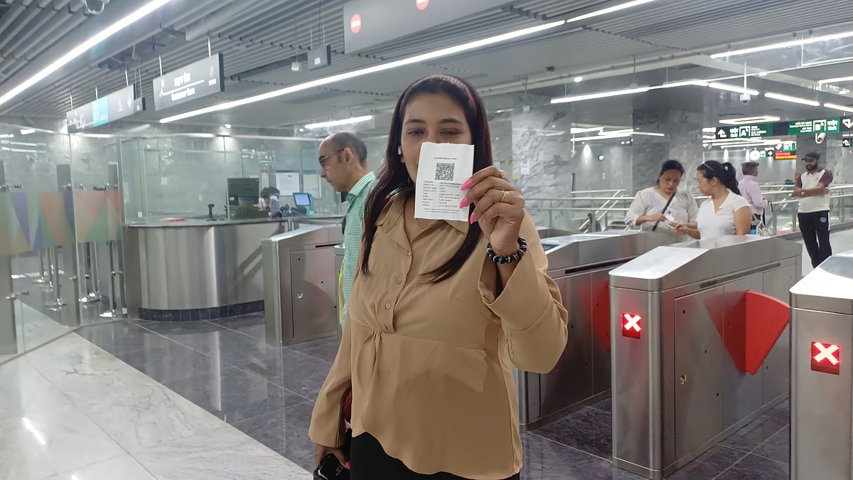 This is the ticket issued to the journalist