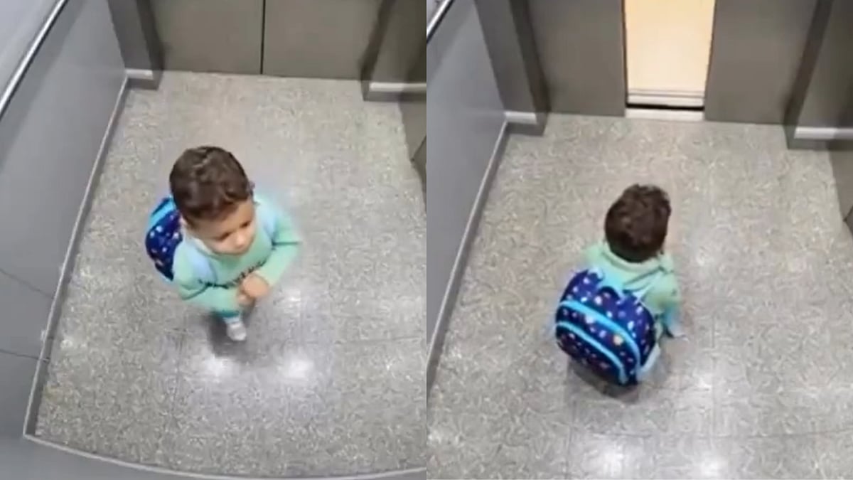 'Please Open Door, I’m Little Scared', Kid Stuck Inside Lift Innocently Prays Lord, What Happens Next Stuns Netizens | WATCH