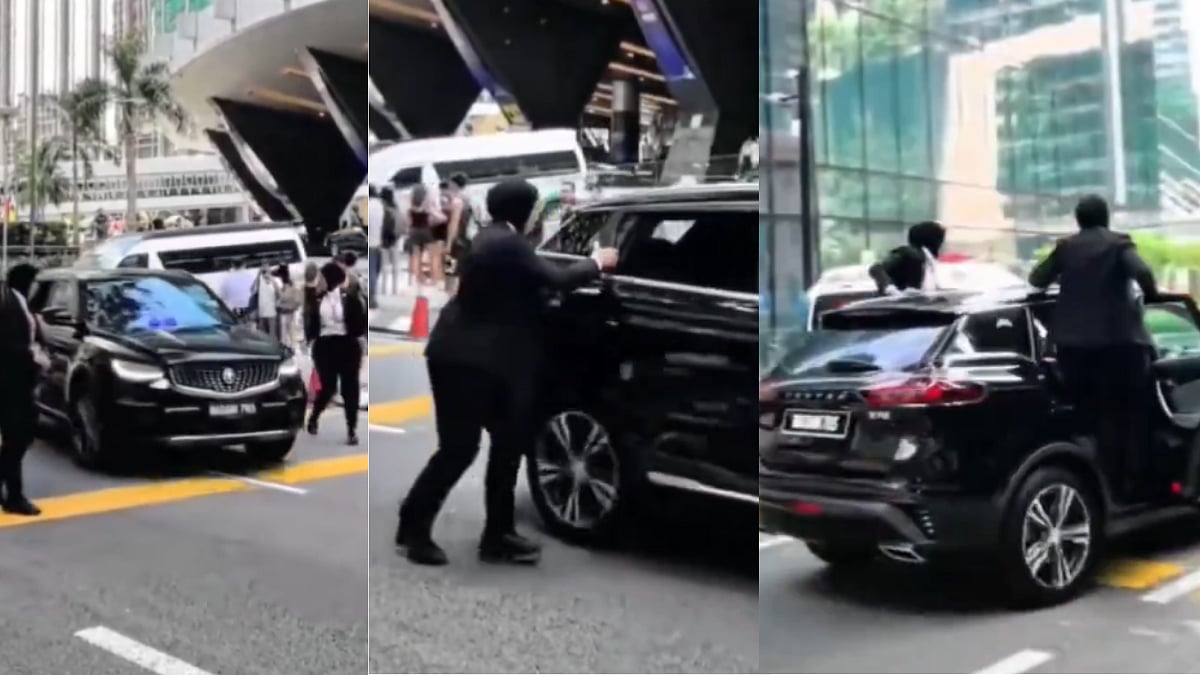 'Straight Out Of Movie Scene!' Malaysian Female Bodyguards Show Off Epic Move While Escorting VIPs...