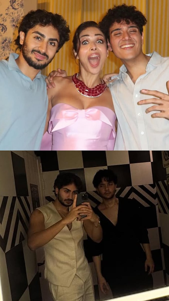 Malaika Arora 50th Birthday: Son Arhaan Khan Shares Inside Pictures From His Mom's 'Golden Jubilee'...