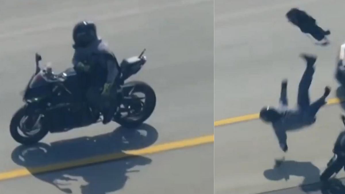 Gunman Accused Of Killing US Cop Crashes Into Police Car During High-Speed Chase In California;...