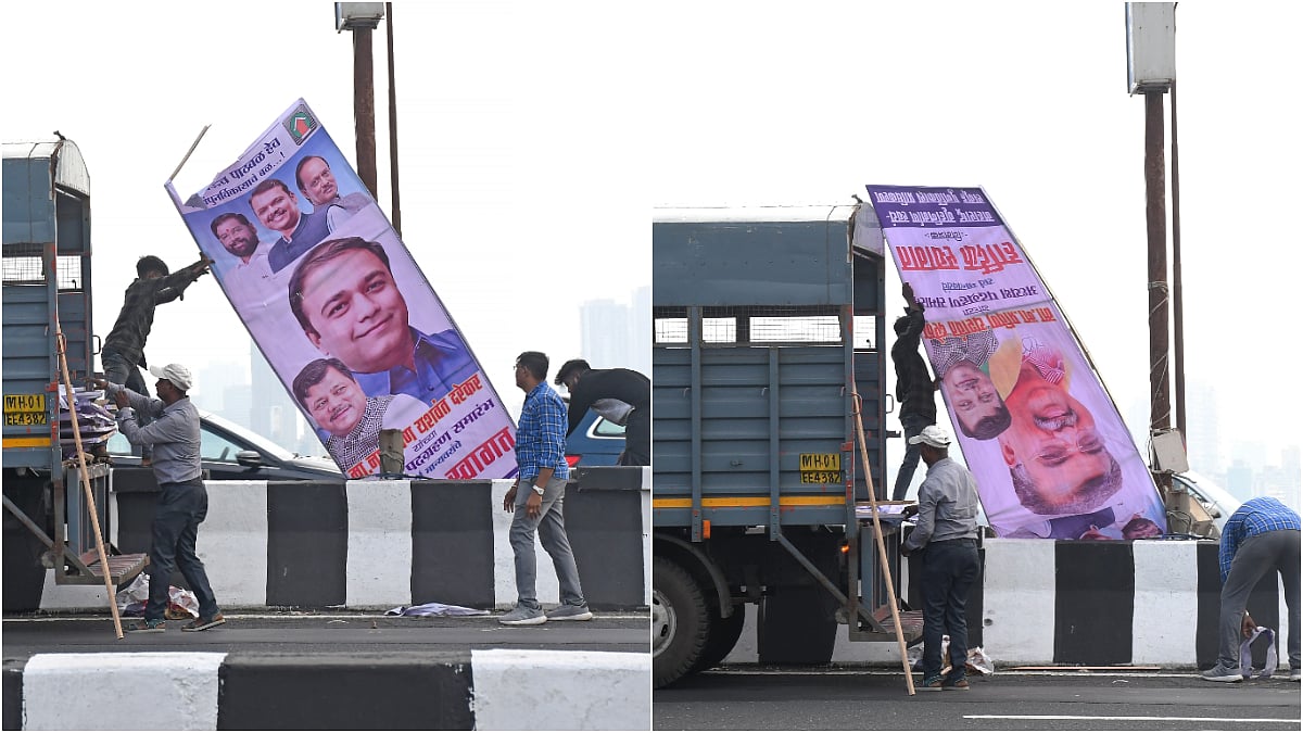 Mumbai News: Despite HC Order, Illegal Political Hoardings And Banners Flood City During Diwali, BMC Turns Blind Eye