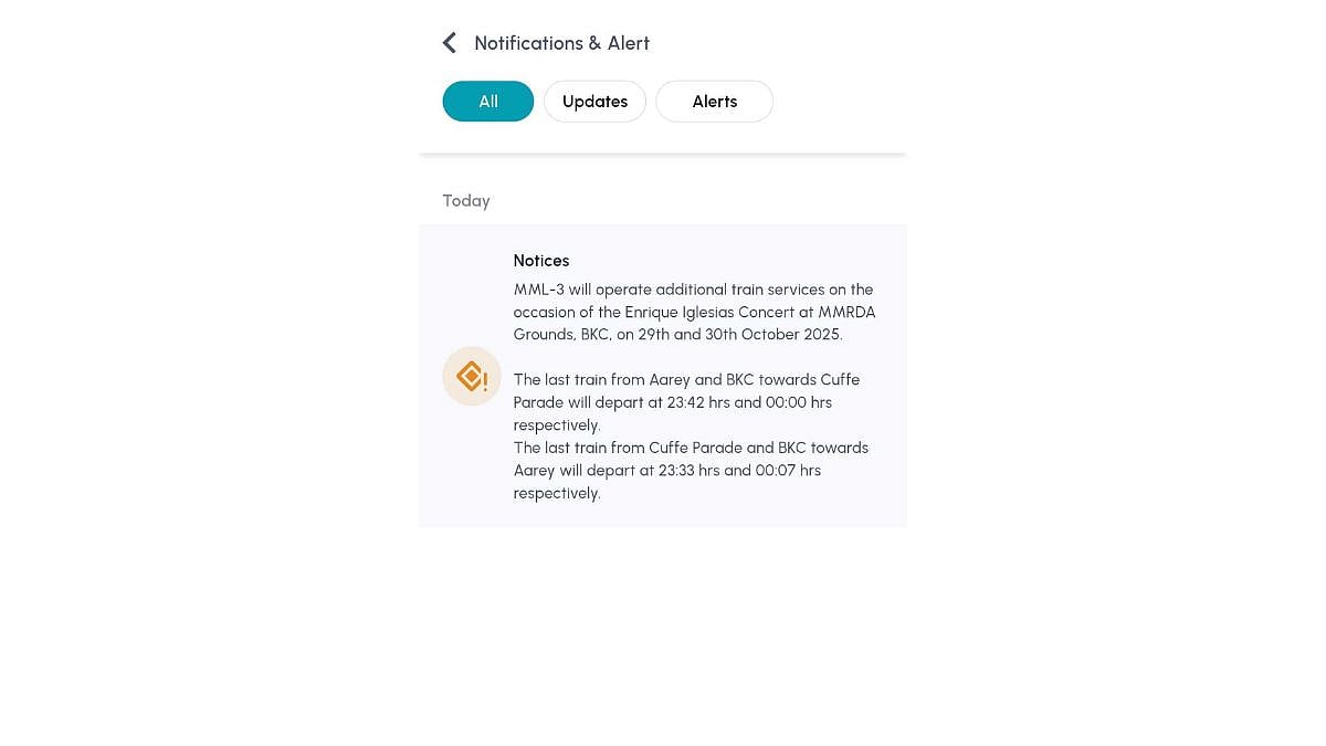 Notification by MMRC