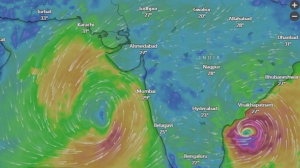 Cyclone Montha Live Tracker: Severe Cyclonic Storm To Hit Andhra Coast This Evening, Red Alerts Issued Across States