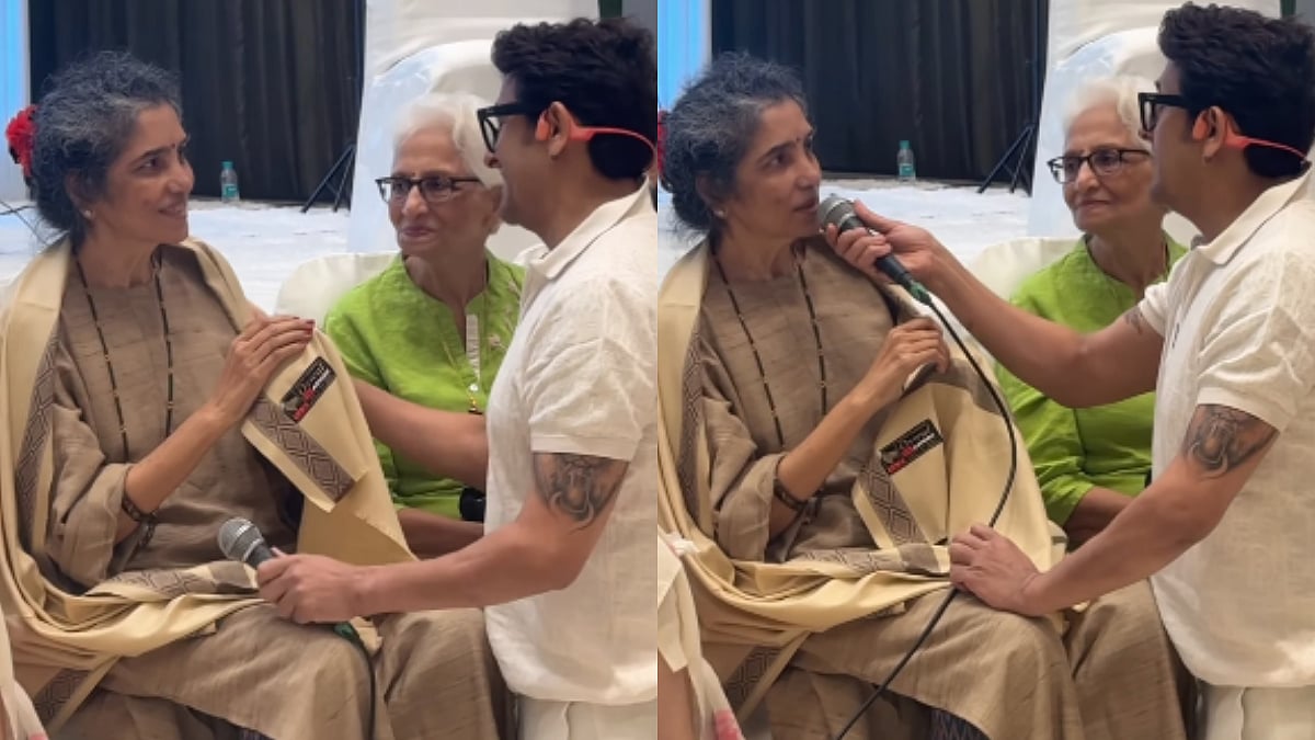 Satish Shah's Wife Madhu, Battling Alzheimer's, Sings Late Husband's Favourite Song With Sonu Nigam At Prayer Meet In Mumbai—VIDEO