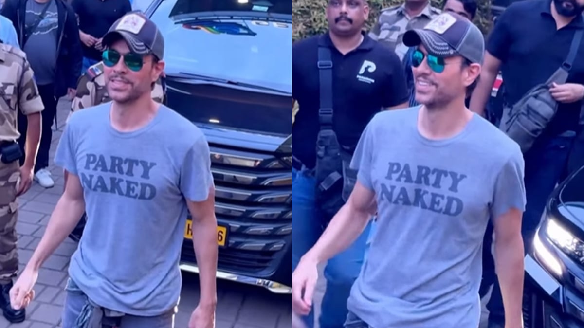 Enrique Iglesias Looks Dapper, Waves At Paps As He Arrives In Mumbai Ahead Of His Concert - VIDEO