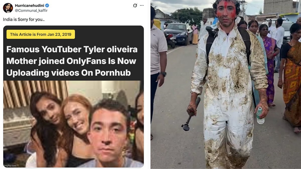 US YouTuber Tyler Oliveira, After Vlogging At India's 'Poop Throwing Festival', Reacts On OnlyFans & P*rnhub claims About His Mother