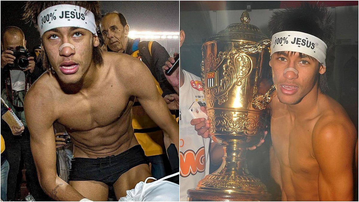 Neymar Jr’s Emotional Story Behind His Iconic ‘100% Jesus’ Headband & Why He No Longer Wears It | X