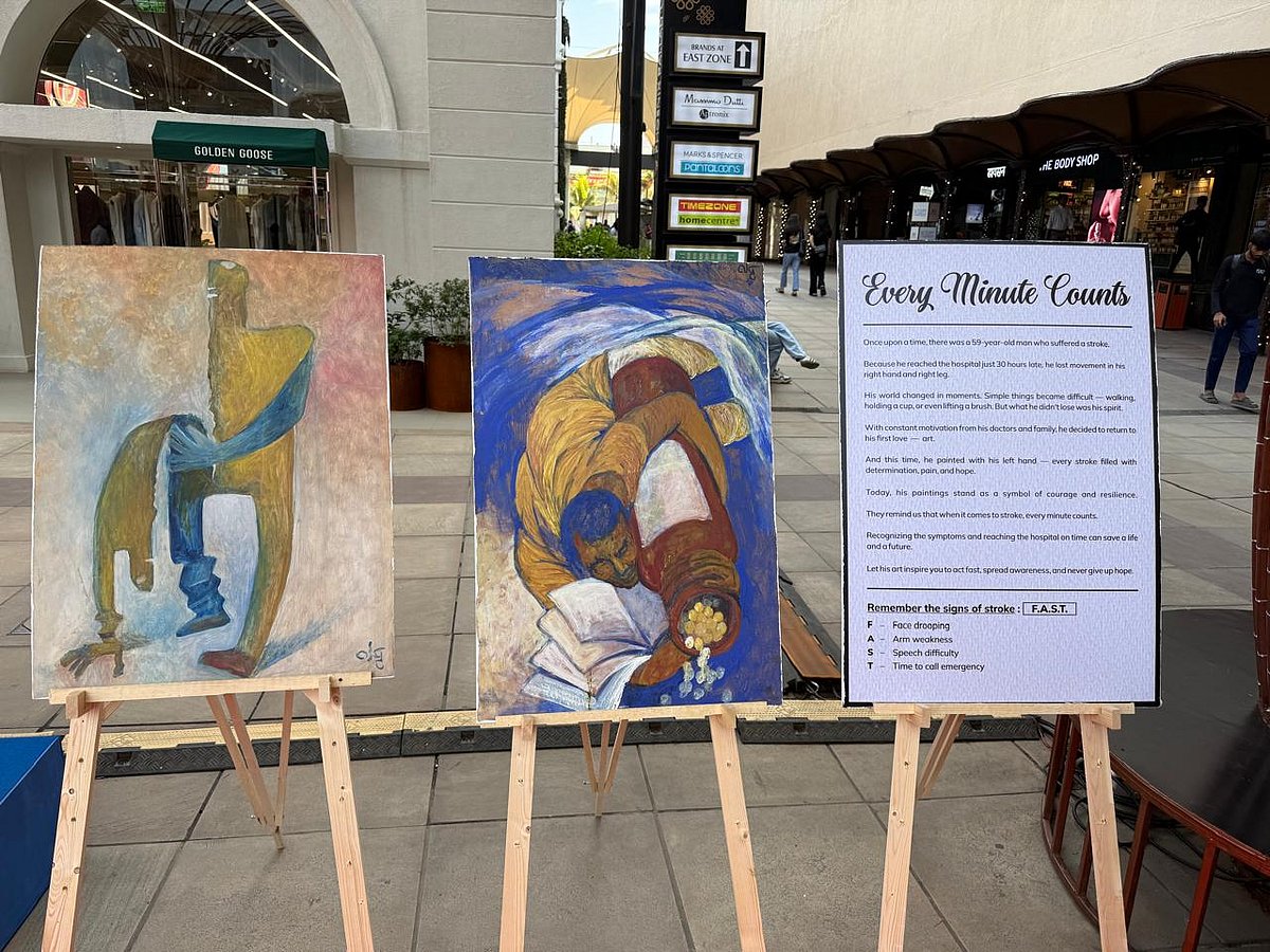  Stroke Survivors Paint Stories Of Hope On World Stroke Day