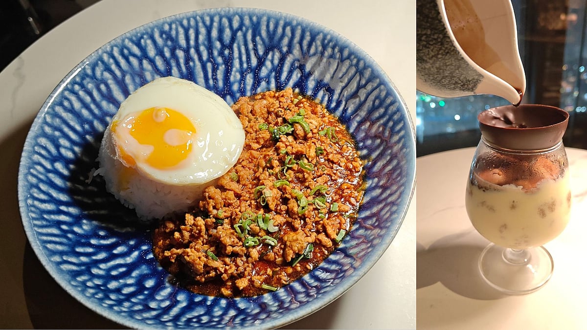 Krapow Chicken and Tiramisu