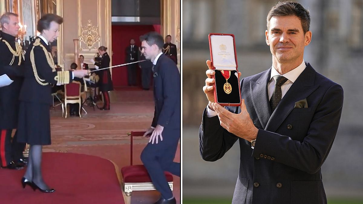 England Legend James Anderson Knighted By Princess Anne, Capping His Iconic 22-Year Test Career With 704 Wickets 